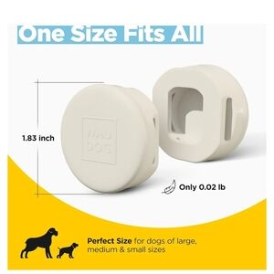 3-Pack AirTag Dog Collar Holder - Glow in The Dark